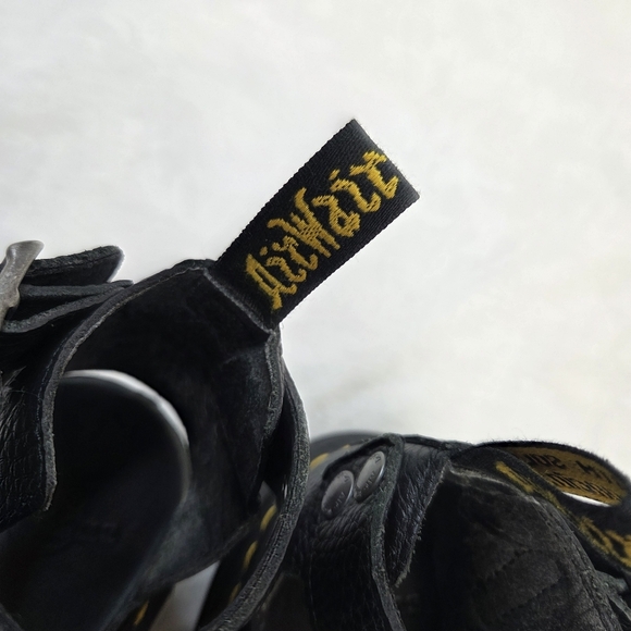 Dr. Martens Clarissa II Quad Platform Sandals Black Leather Size 5US (36EU) - Picture 12 of 13